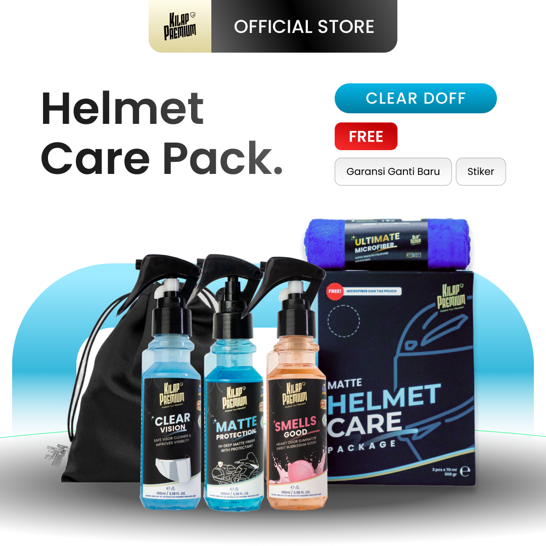 Helmet Care Package - Paket Lengkap Perawatan Helm