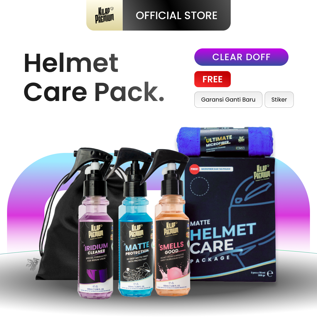 Helmet Care Package - Paket Lengkap Perawatan Helm