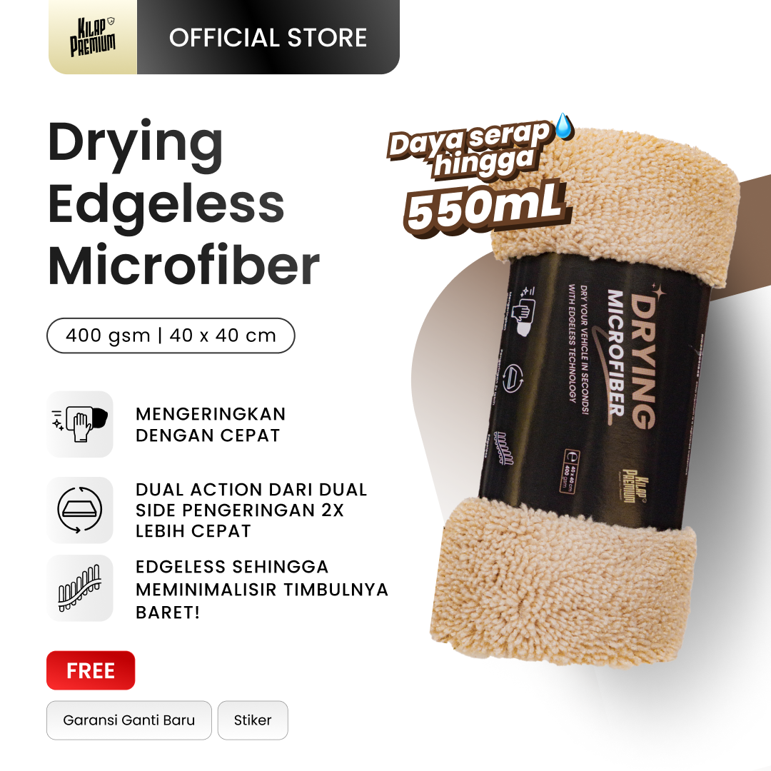 Drying Microfiber - Lap Microfiber Pengering Motor Dan Helm