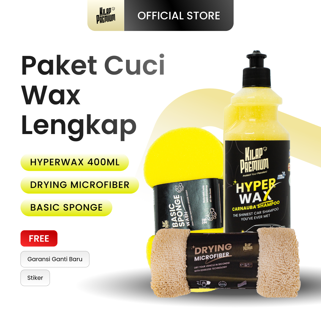Hyperwax Carnauba Shampoo - Shampoo Wax Pengkilap Body Mobil Dan Motor