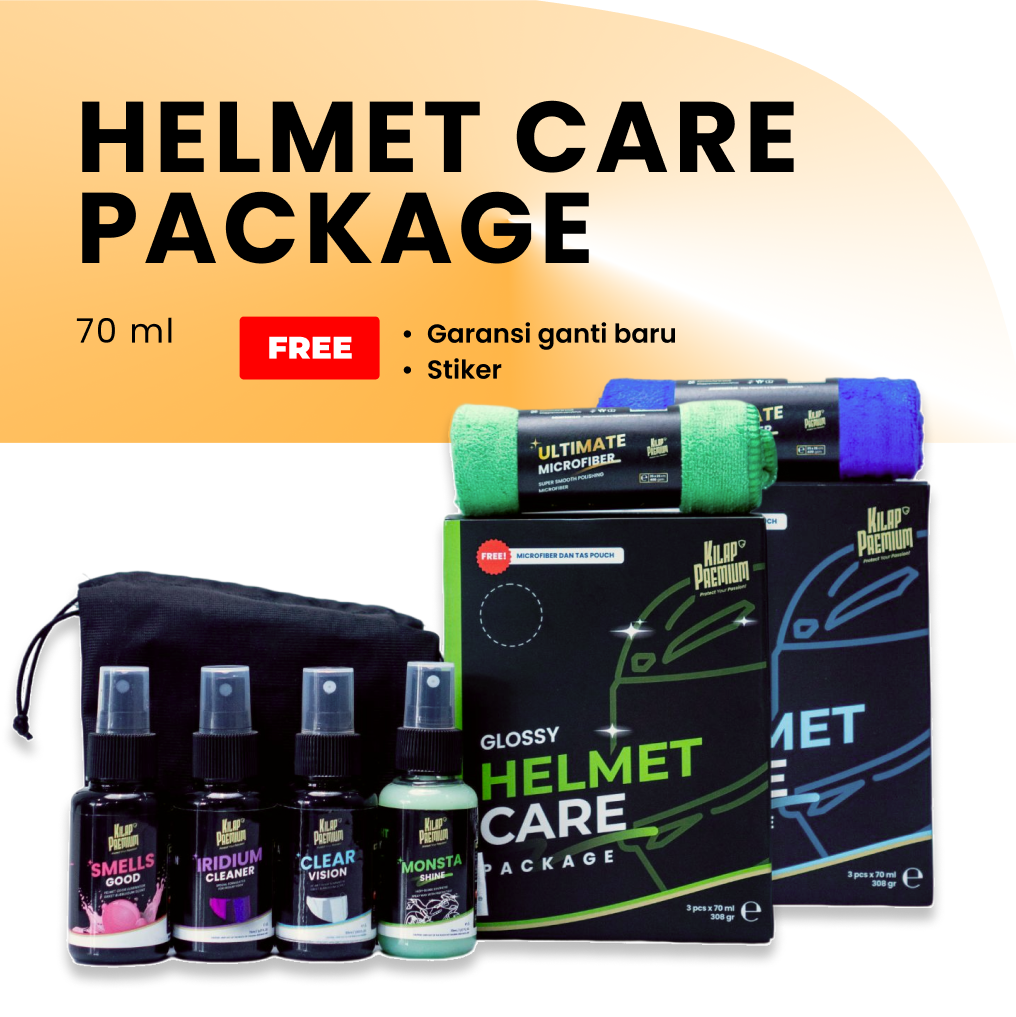 Helmet Care Package - Paket Lengkap Perawatan Helm