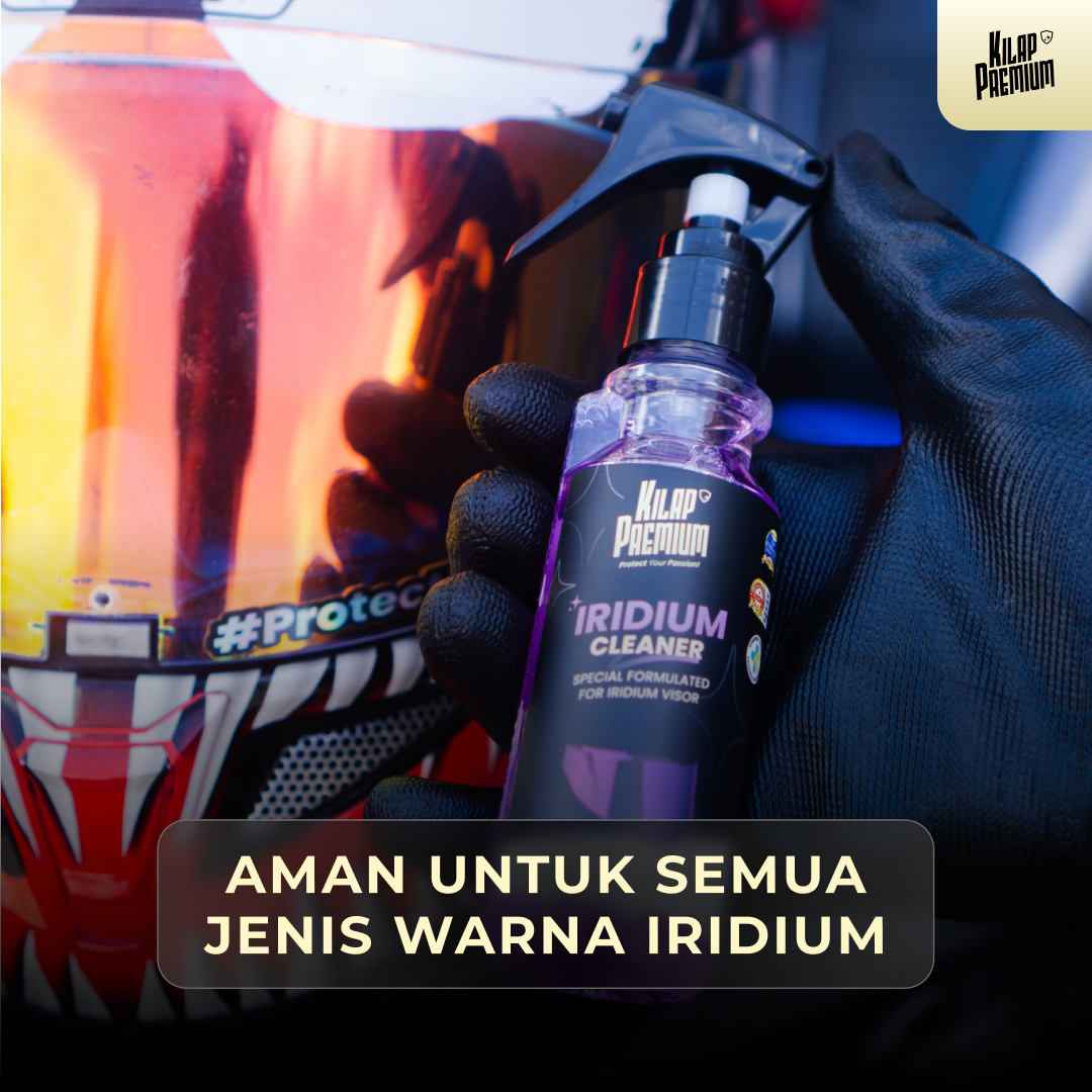 Iridium Cleaner - Pembersih Dan Perawatan Visor Clear