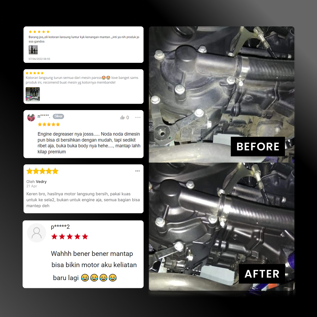 Engine Degreaser - Pembersih Mesin Motor Dan Kaki Kaki
