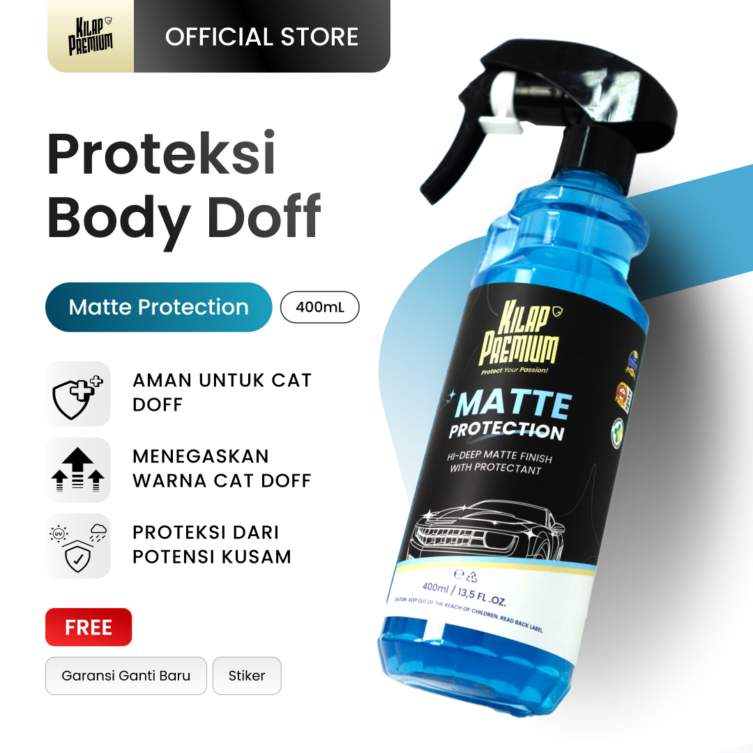 Matte Protection - Pengkilap Body Motor Cat Doff