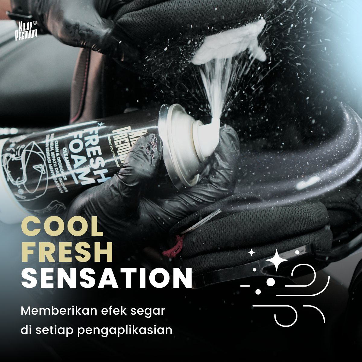 Fresh Foam Cleaner - Foam Pembersih Helm