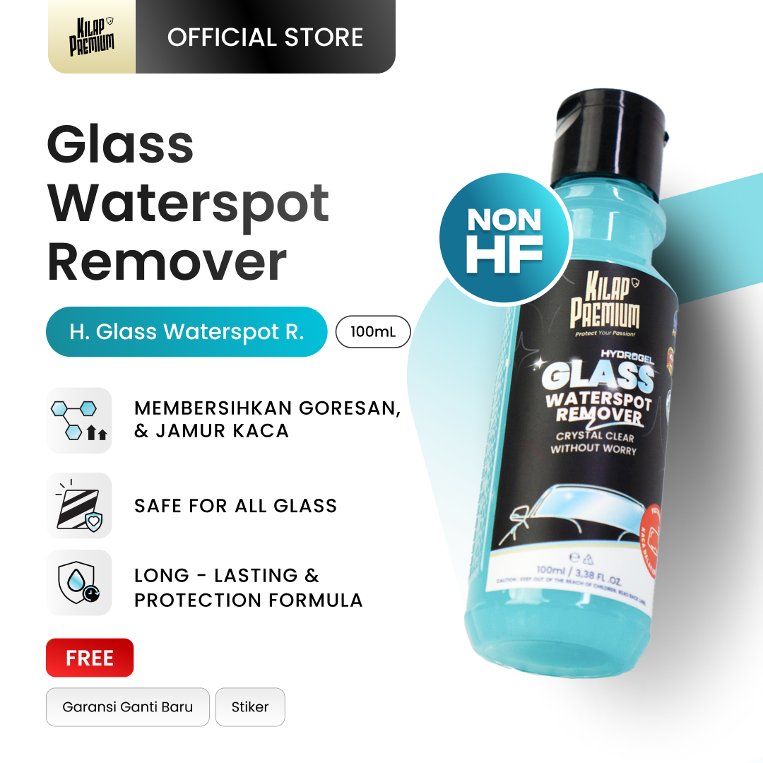 Hydrogel Glass Waterspot Remover - Pembersih Jamur Kaca Mobil