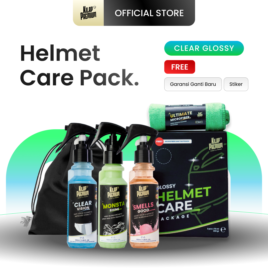 Helmet Care Package - Paket Lengkap Perawatan Helm