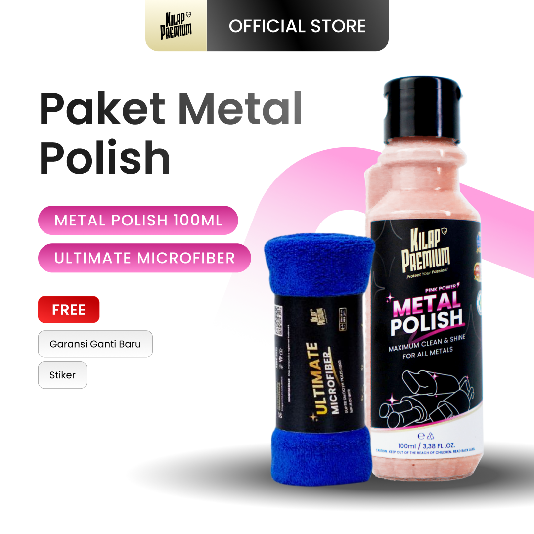 Metal Polish - Pengkilap Chrome Pada Motor Dan Mobil