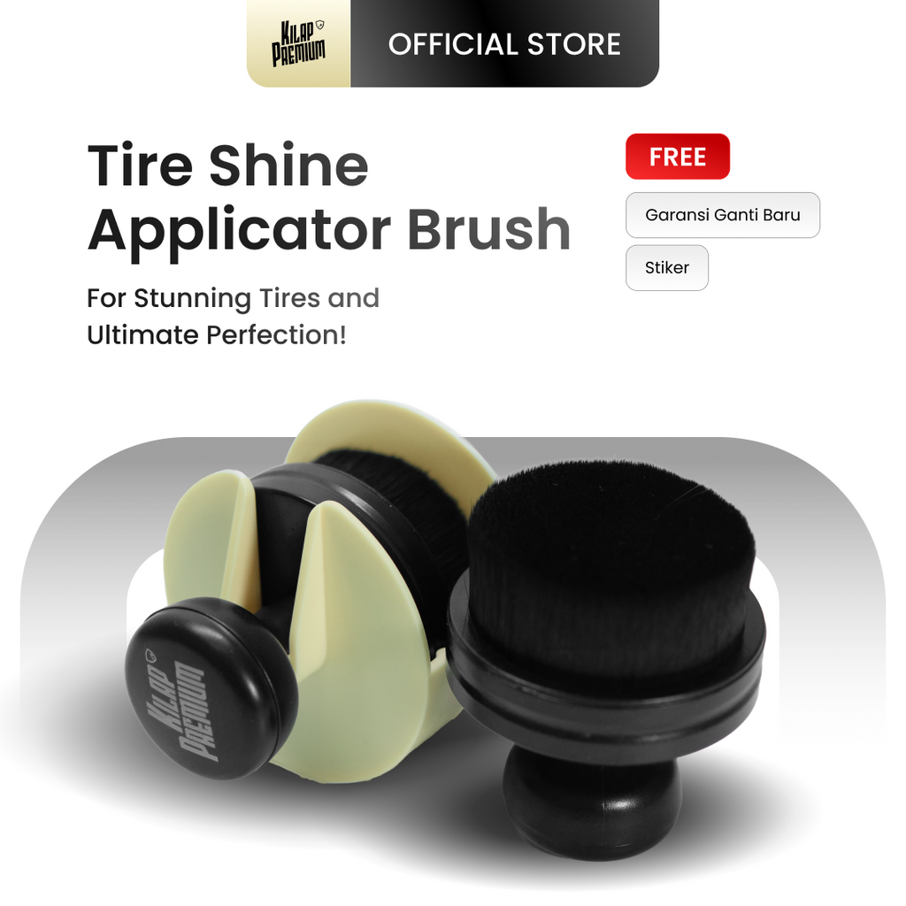 Tire Shine Applicator Brush - Kuas Detailing Semir Ban Mobil Super Halus Tahan Lama