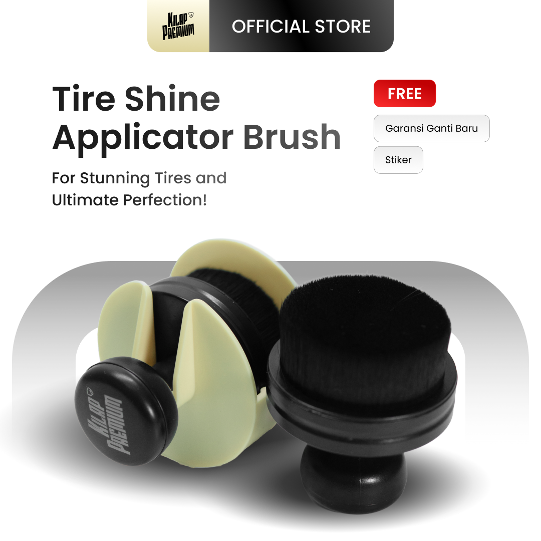 Tire Shine Applicator Brush - Kuas Detailing Semir Ban Mobil Super Halus Tahan Lama