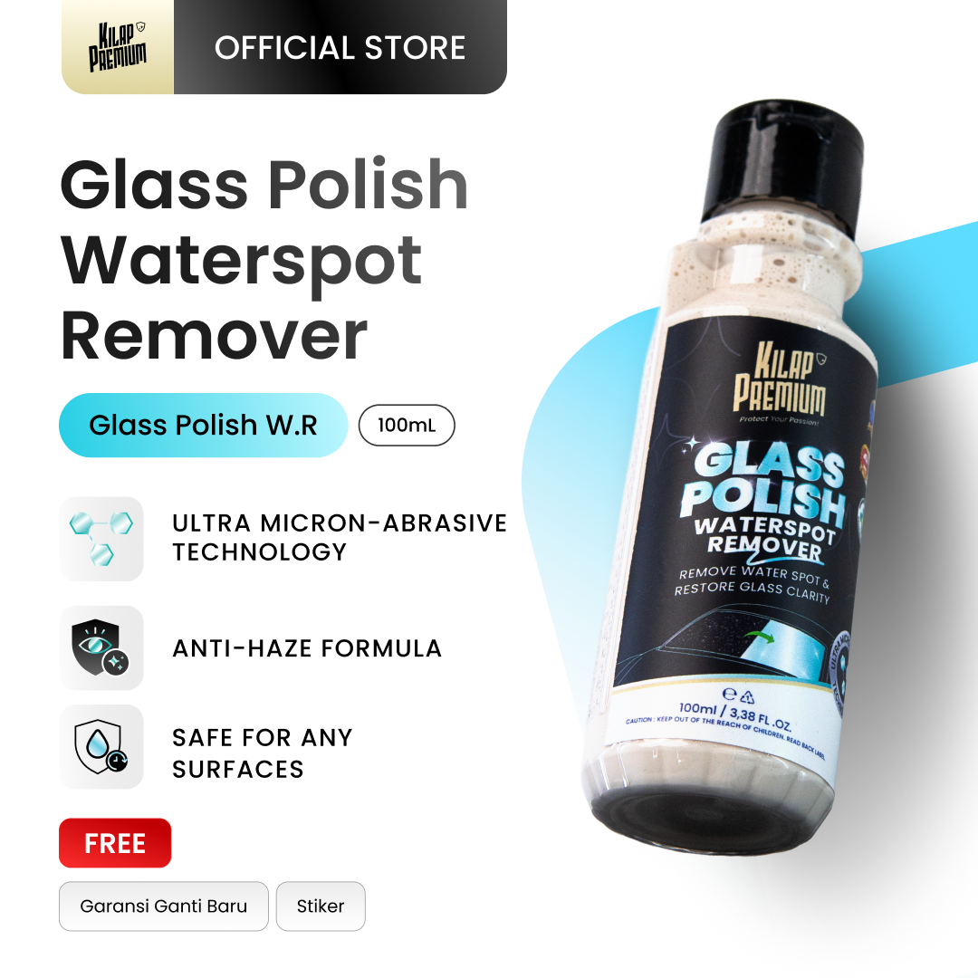 Glass Polish by Kilap Premium - Pembersih Jamur Kaca dan Anti Embun