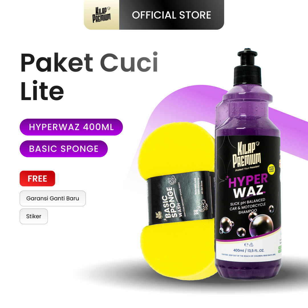 Paket Cuci Hyperwaz - Paket Cuci Motor Dan Mobil pH Balance