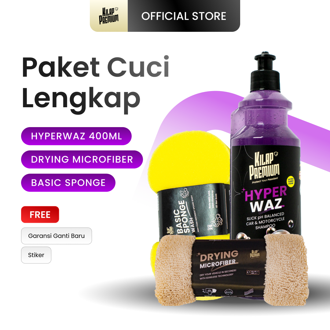 Paket Cuci Hyperwaz - Paket Cuci Motor Dan Mobil pH Balance