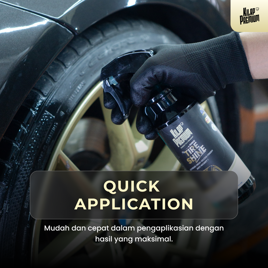 Quick Tire Shine - Penghitam Ban Mobil Dan Motor
