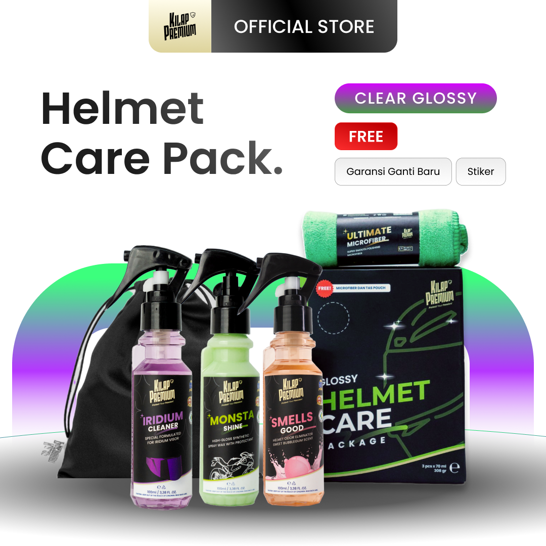 Helmet Care Package - Paket Lengkap Perawatan Helm