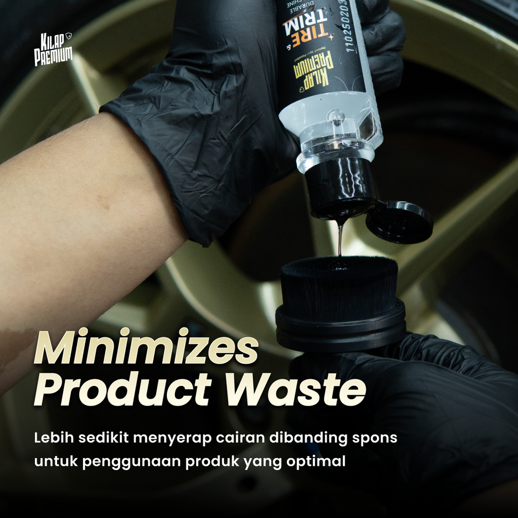Tire Shine Applicator Brush - Kuas Detailing Semir Ban Mobil Super Halus Tahan Lama