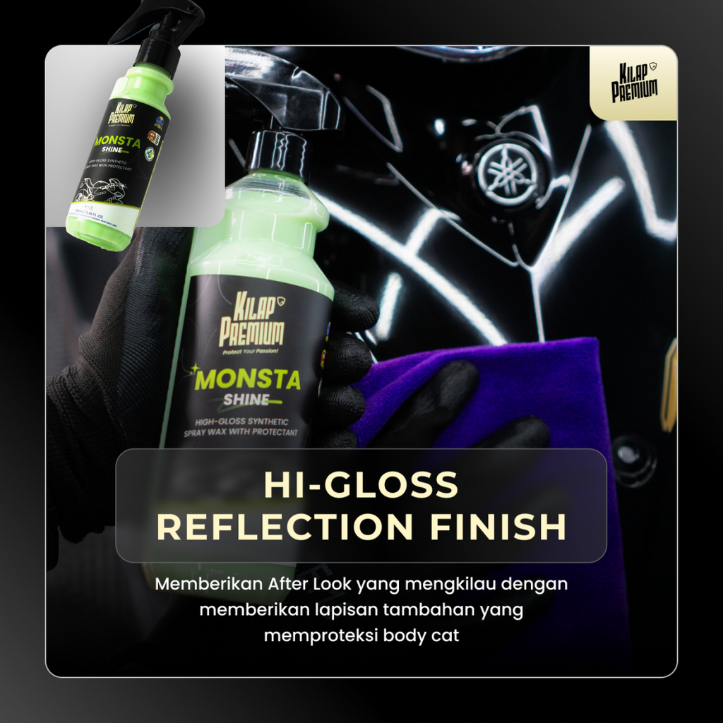 Shine Wash Package - Paket Cuci dan Pengkilap untuk Body Motor dan Mobil