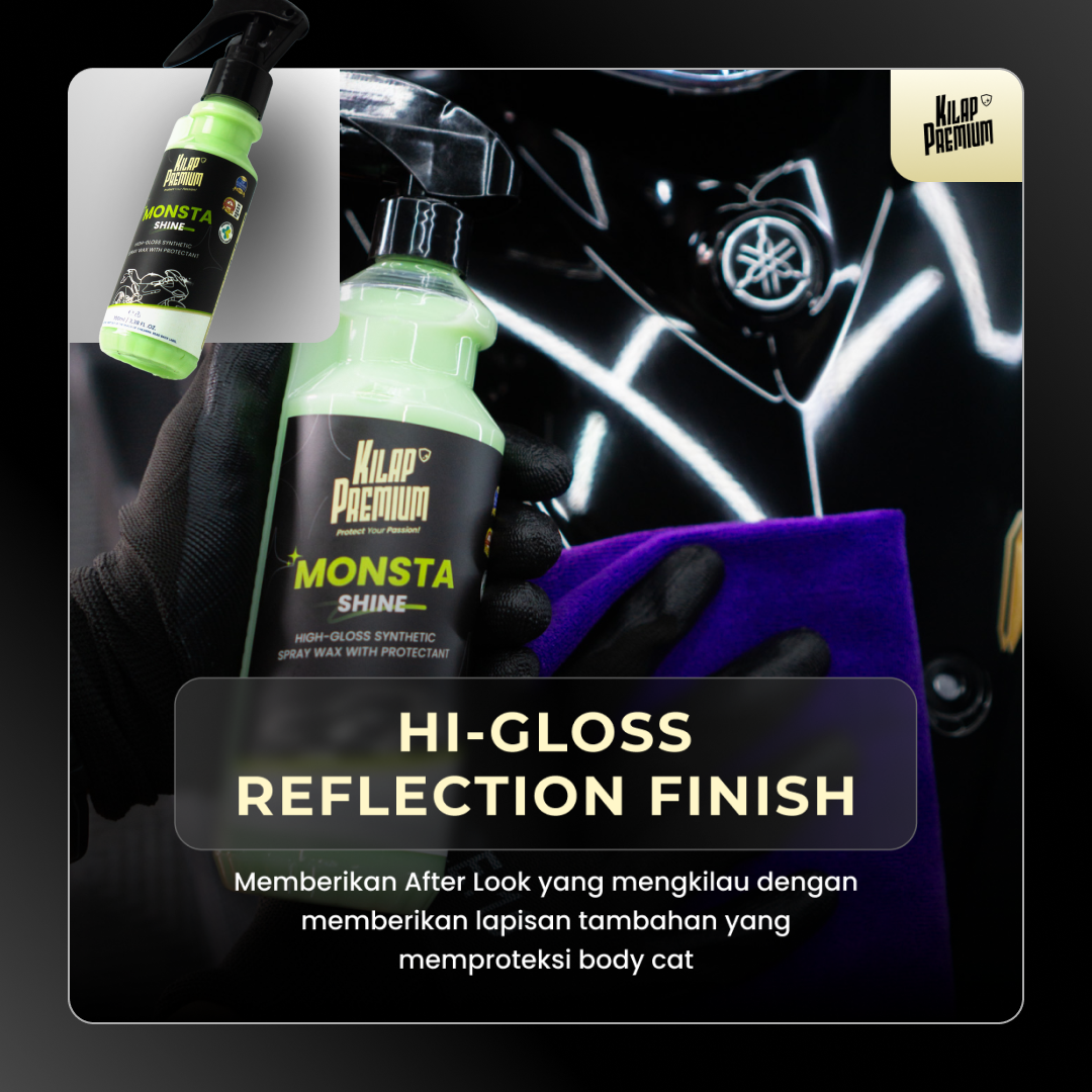 Shine Wash Package - Paket Cuci dan Pengkilap untuk Body Motor dan Mobil