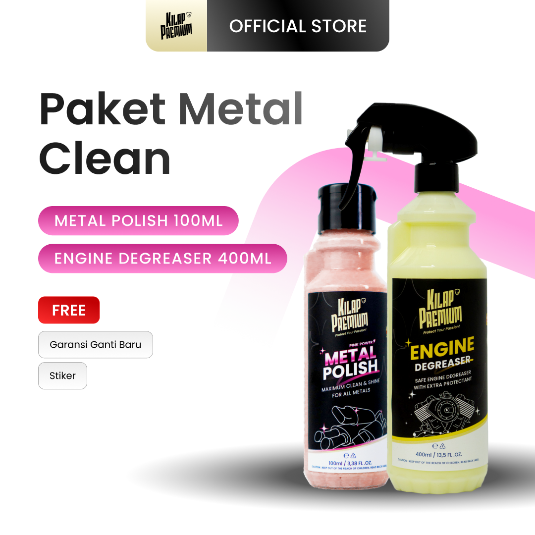 Metal Polish - Pengkilap Chrome Pada Motor Dan Mobil
