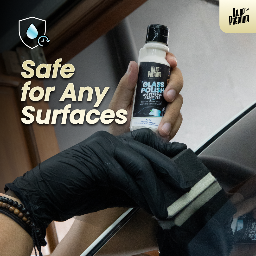 Glass Polish by Kilap Premium - Pembersih Jamur Kaca dan Anti Embun