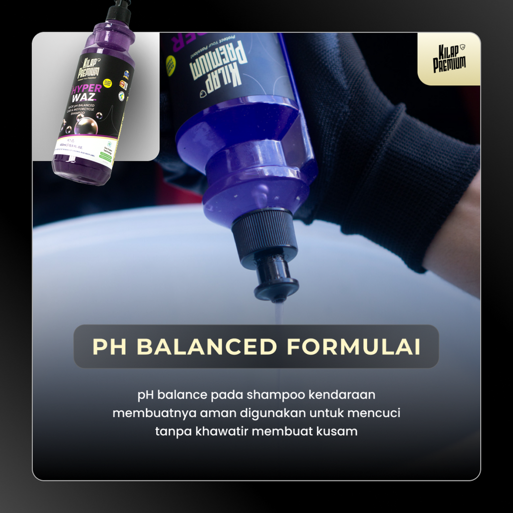 Paket Cuci Hyperwaz - Paket Cuci Motor Dan Mobil pH Balance