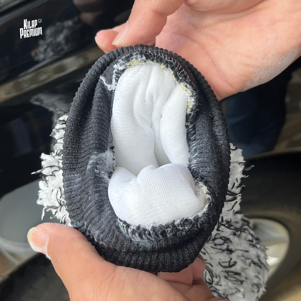Gentle Korean Wash Mitt - Sarung Tangan Cuci Motor Dan Mobil
