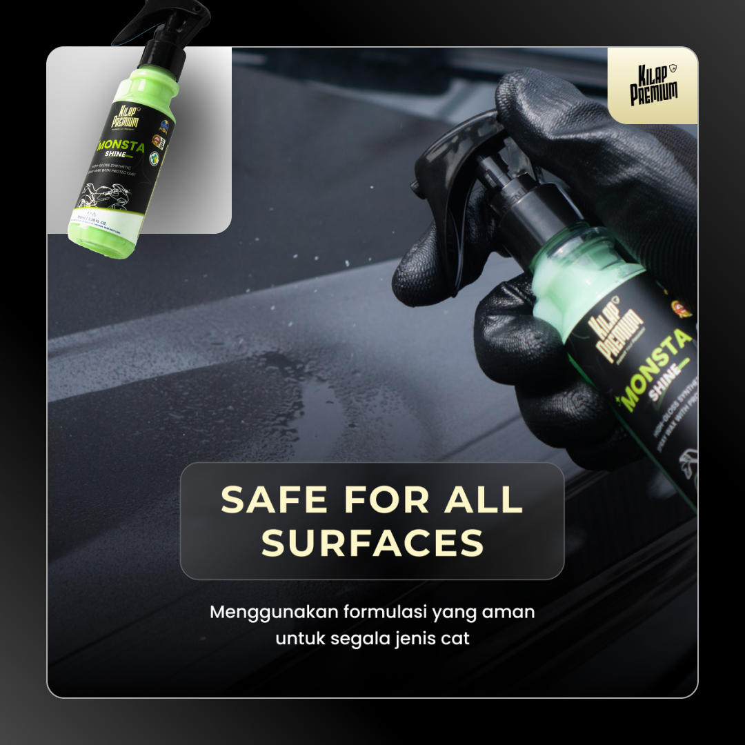 Shine Wash Package - Paket Cuci dan Pengkilap untuk Body Motor dan Mobil