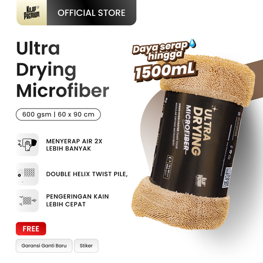Ultra Drying Microfiber - Lap Microfiber Pengering Motor Dan Mobil