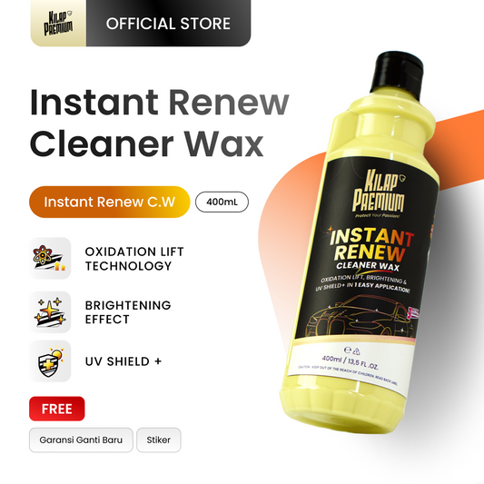 Instant Renew Cleaner Wax - Pembersih Noda Oksidasi Yang Kusam Atau Menguning
