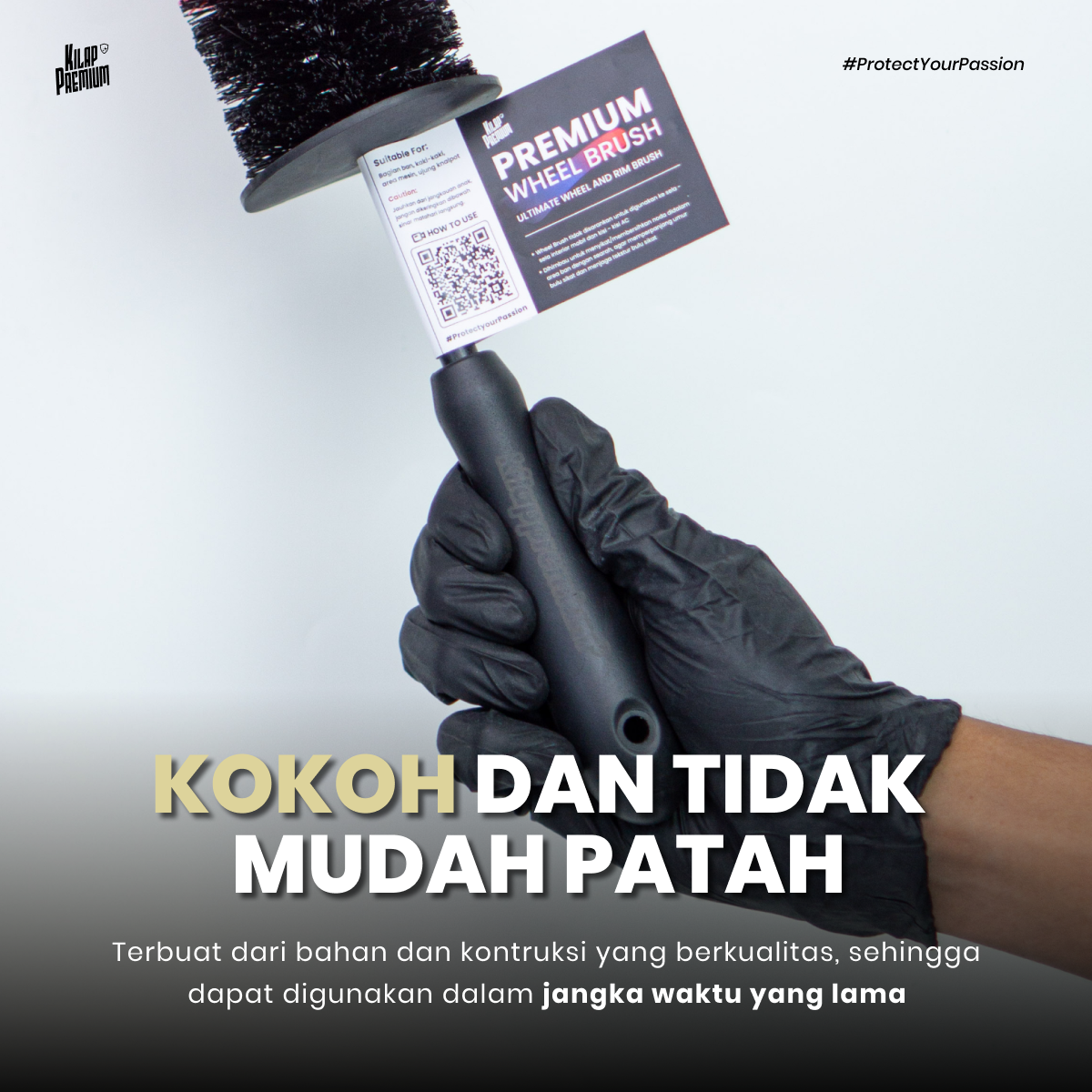 Wheel Brush - Sikat Pembersih Velg Mobil Dan Motor Tanpa Baret