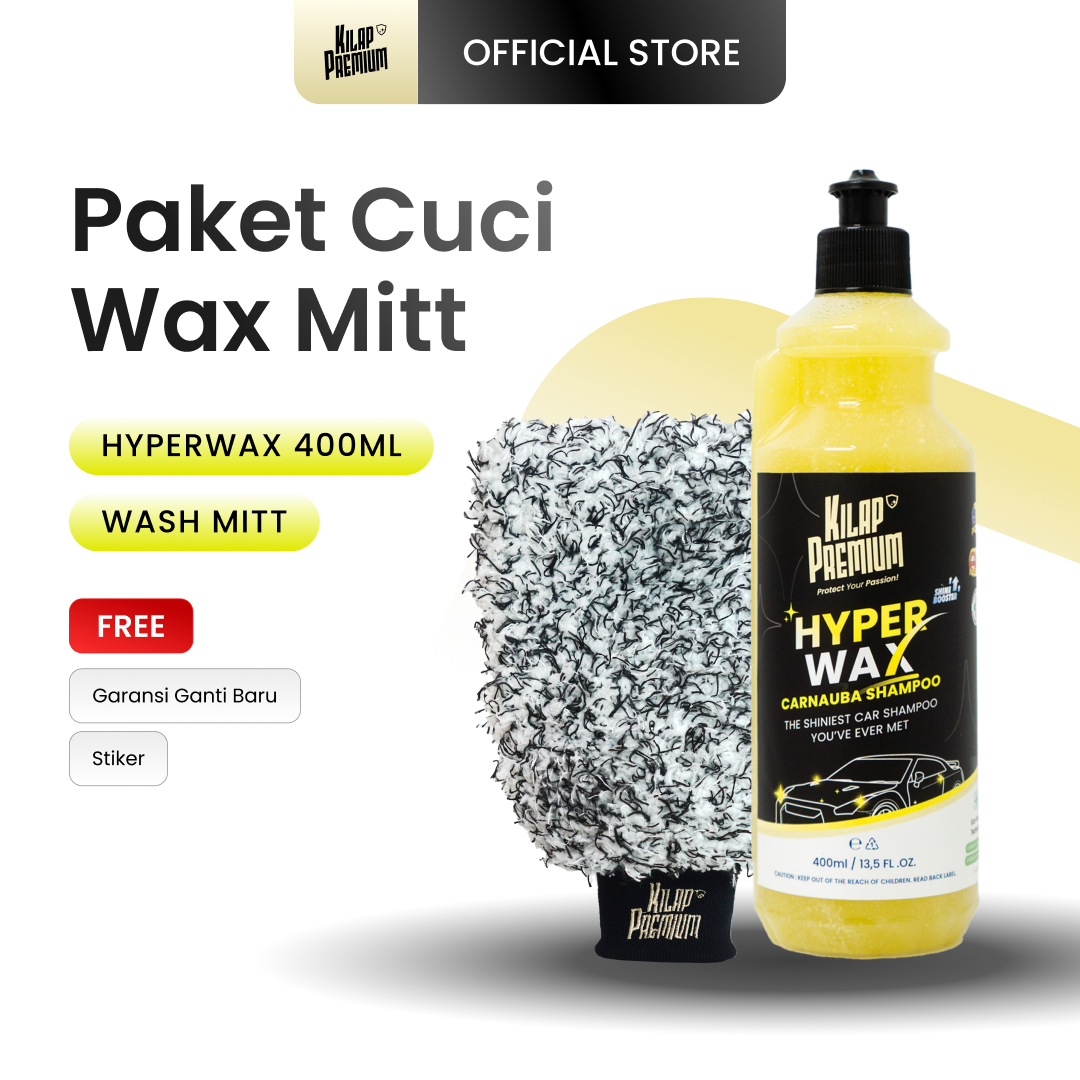Hyperwax Carnauba Shampoo -  Shampoo Wax Pengkilap Body Mobil Dan Motor
