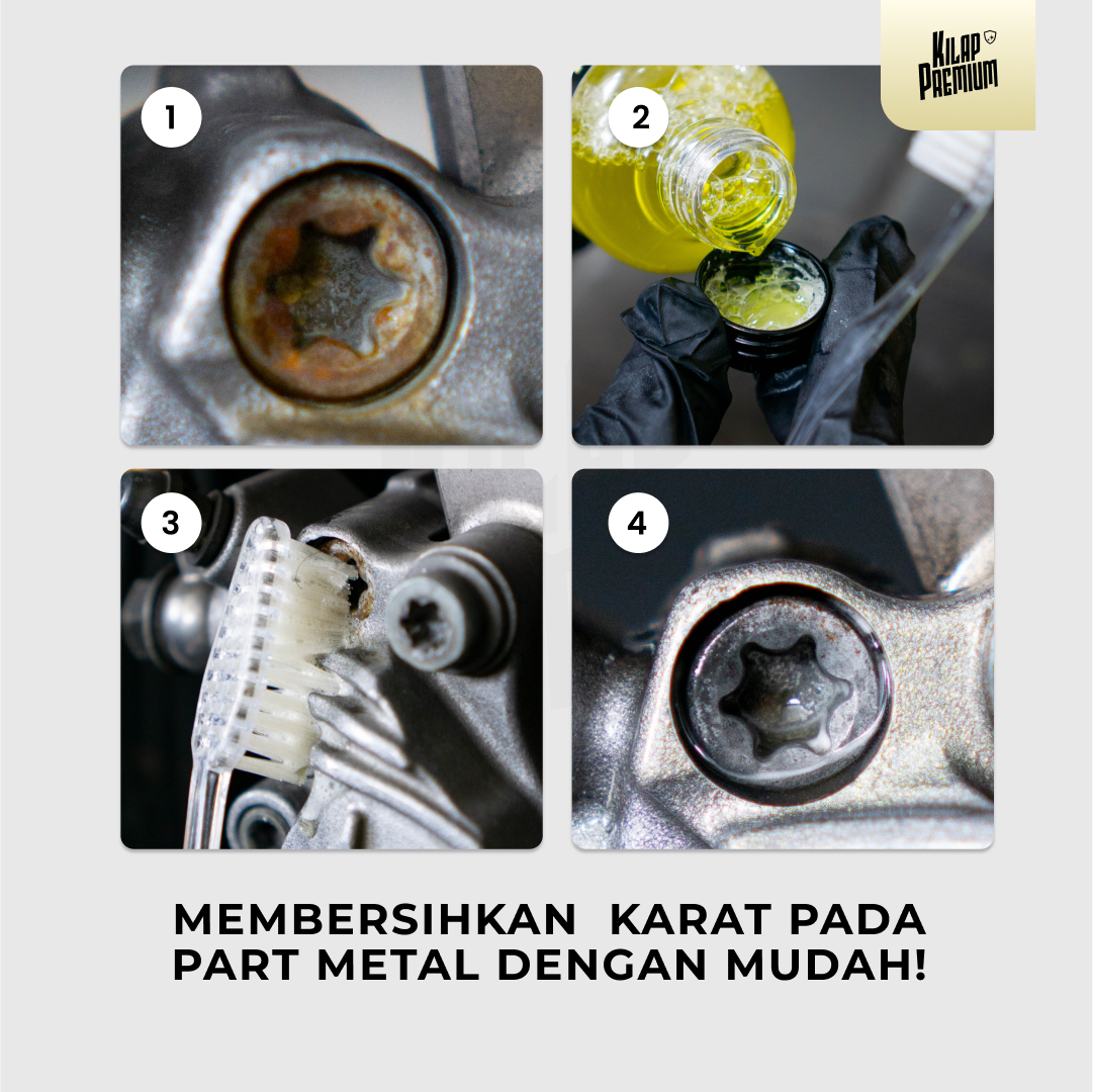 Rustex - Pembersih Karat Pada Mesin Motor