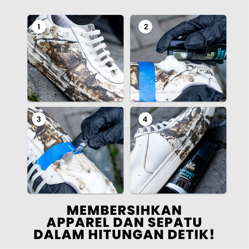 Apparel And Shoes Cleaner - Pembersih Sepatu Tanpa Air
