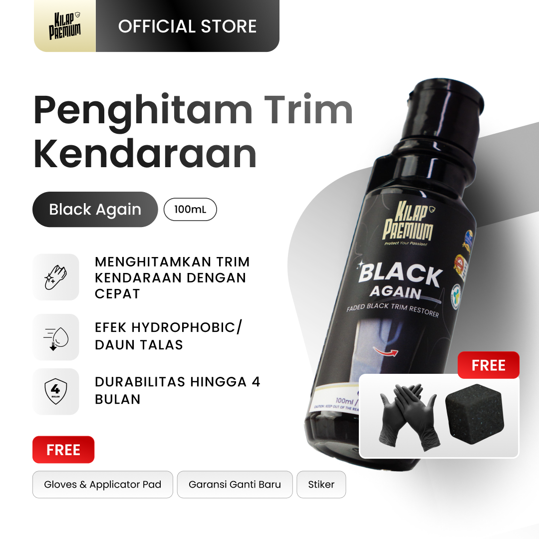 Black Again - Penghitam Body Kasar Motor Dan Mobil