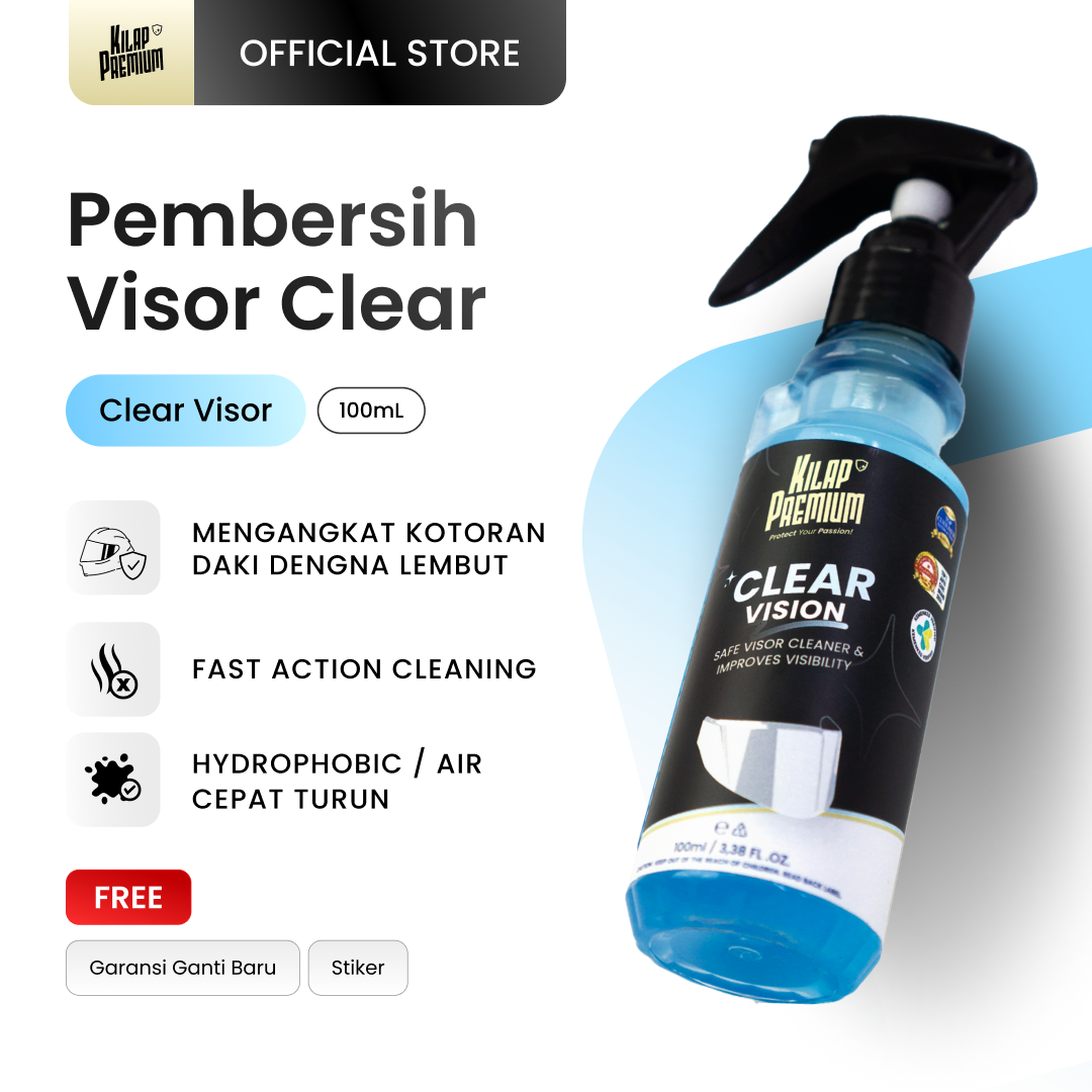 Clear Vision - Pembersih Visor Helm Clear