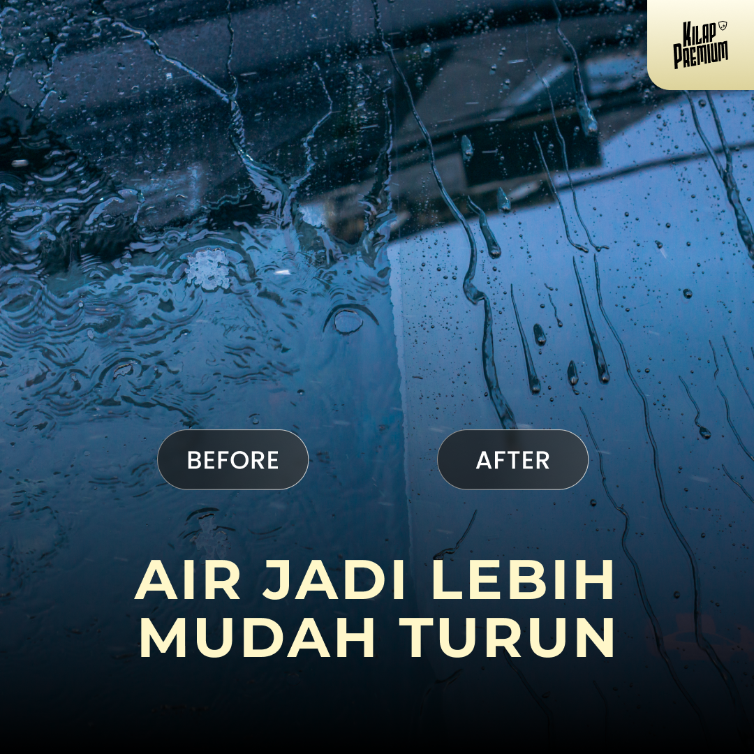 Glass Cleaner & Repellent - Pembersih Kaca Mobil Dan Efek Daun Talas