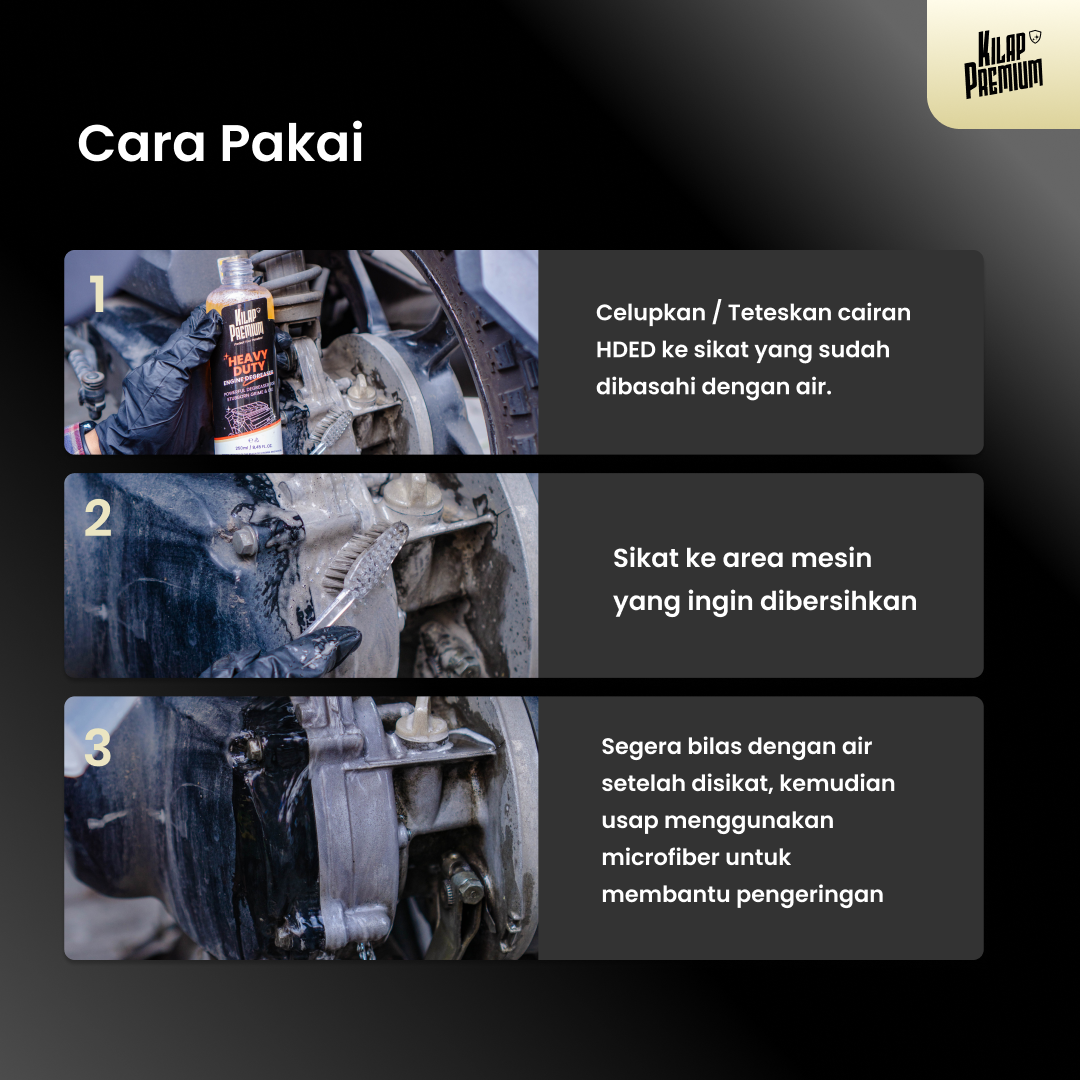 Heavy Duty Engine Degreaser - Pembersih Kerak Mesin Motor Dan Mobil