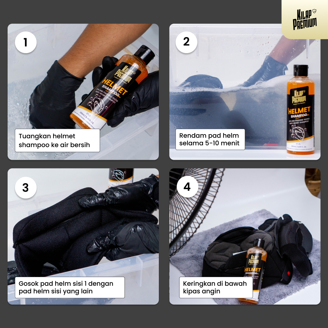 Helmet Shampoo - Sabun Pencuci Helm
