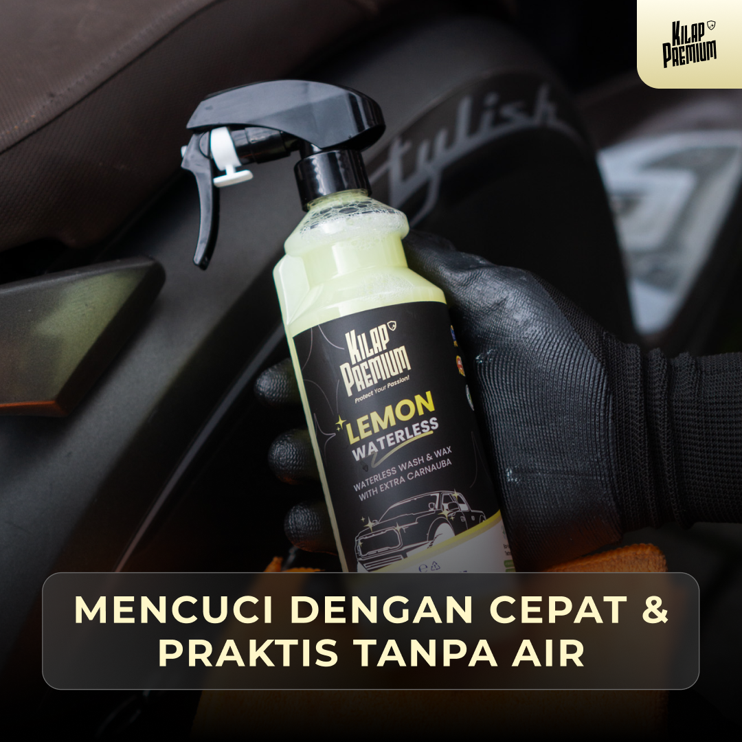 Lemon Waterless - Pencuci Motor Dan Mobil Tanpa Bilas
