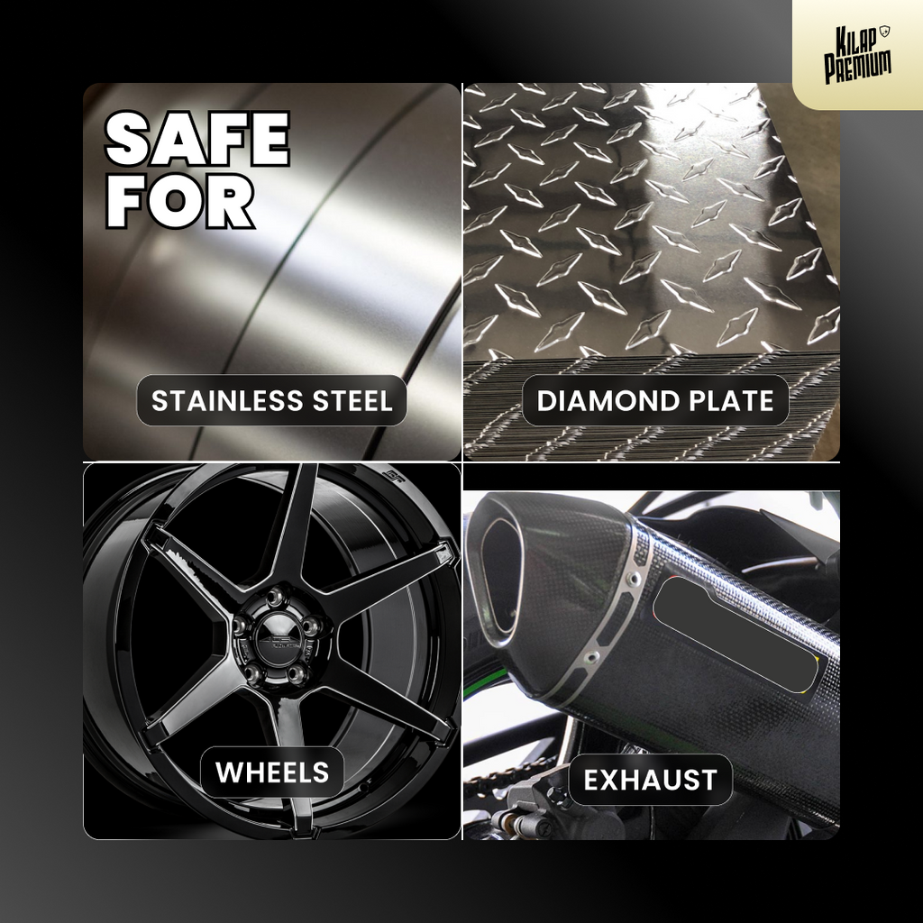 Metal Polish - Pengkilap Chrome Pada Motor Dan Mobil