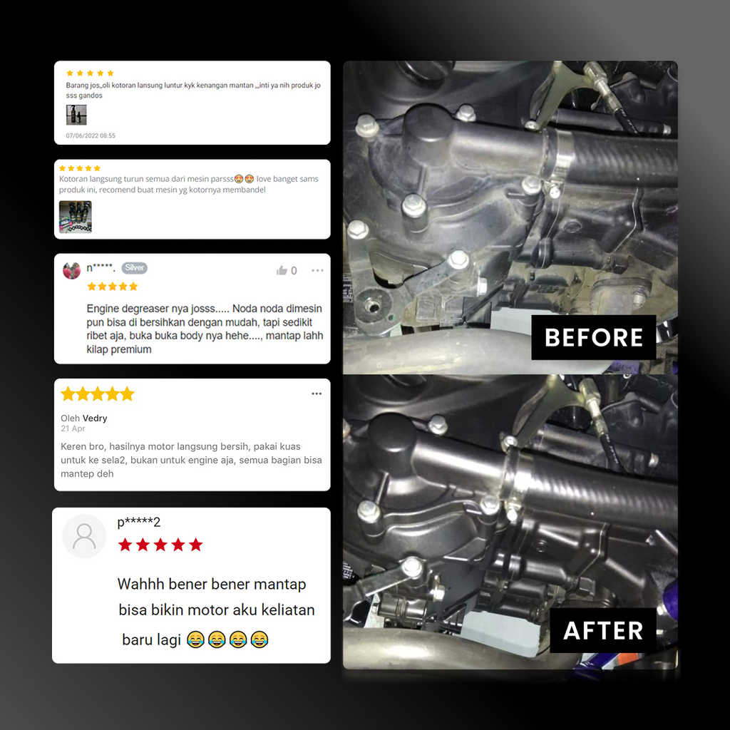 Engine Degreaser - Pembersih Mesin Motor Dan Kaki Kaki