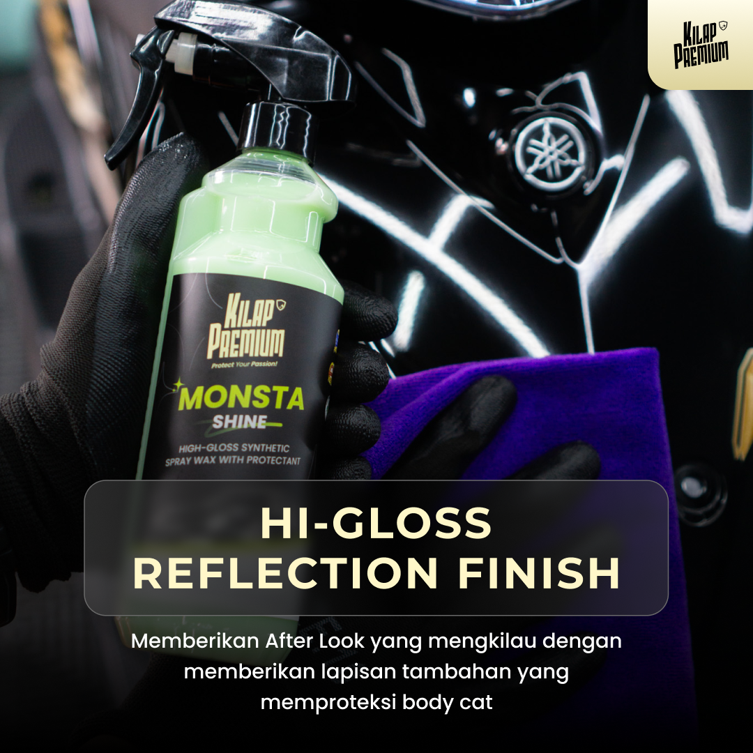 Monsta Shine - Pengkilap Body Motor Dan Mobil Glossy
