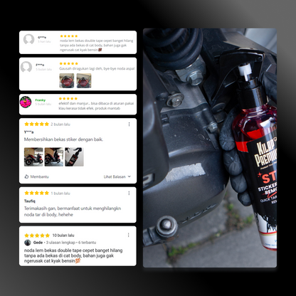 STR Sticker And Tar Remover - Pembersih Noda Stiker Dan Aspal