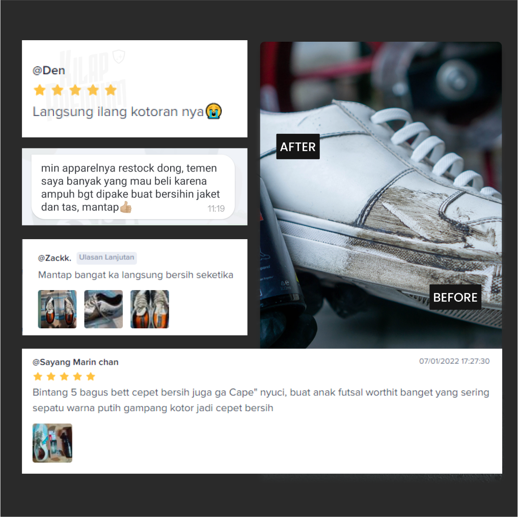 Apparel And Shoes Cleaner - Pembersih Sepatu Tanpa Air