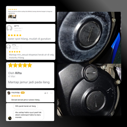 Waterspot Remover - Penghilang Jamur Di Body Motor Dan Mobil