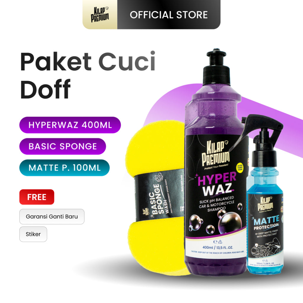 Paket Cuci Hyperwaz - Paket Cuci Motor Dan Mobil pH Balance