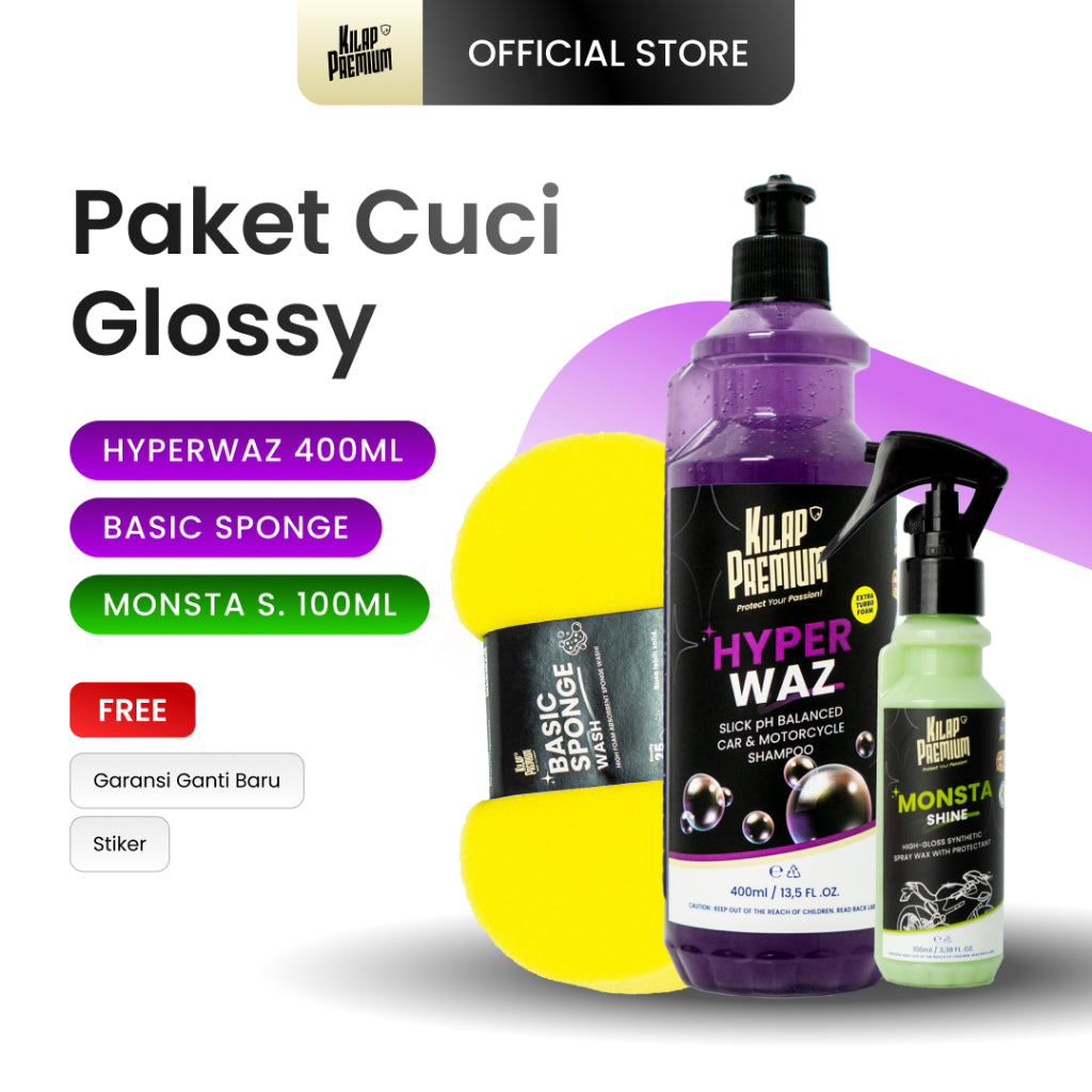 Paket Cuci Hyperwaz - Paket Cuci Motor Dan Mobil pH Balance