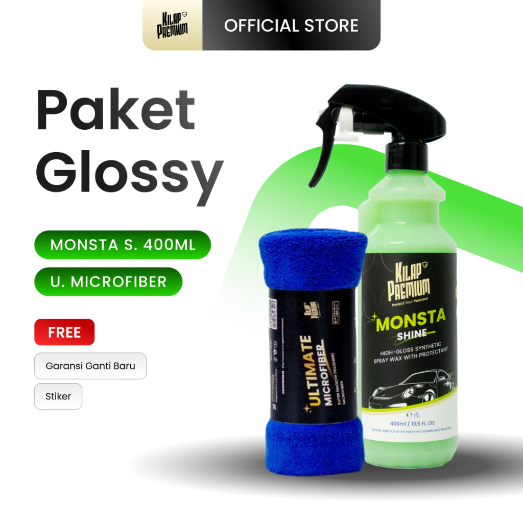 Monsta Shine - Pengkilap Body Motor Dan Mobil Glossy