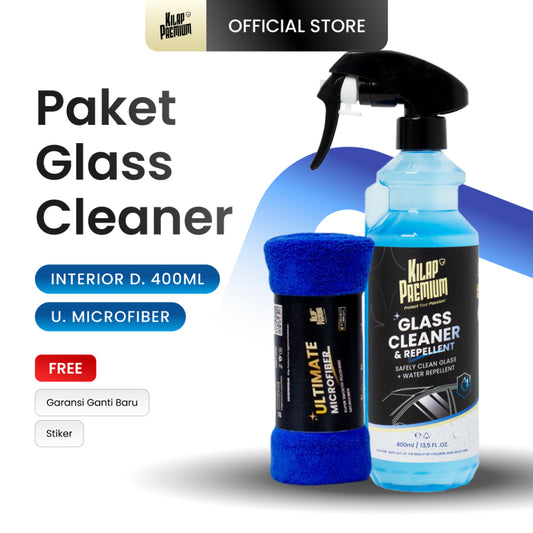 Glass Cleaner & Repellent - Pembersih Kaca Mobil Dan Efek Daun Talas