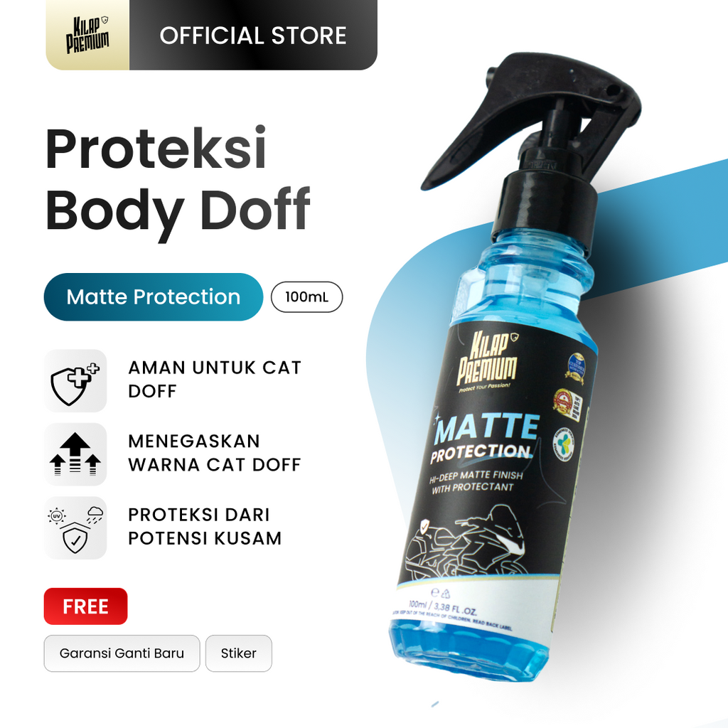 Matte Protection by Kilap Premium - Pengkilap Body Doff